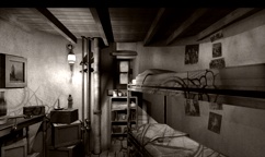 Crew bedroom. Reconstruction.