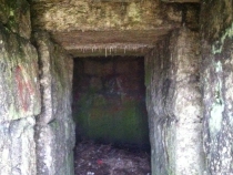 Long dark tunnels lead under the hilltop Monument.