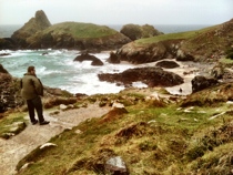 The tempest rises at Kynance Cove.