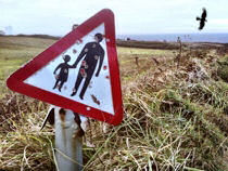 They don't shoot pople do they? Who knows, it's a strange world around Lizard Point.