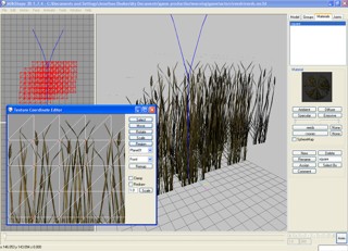 Computer generated reeds to add to scenes.