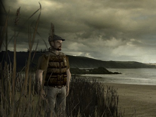 Nigel Danvers looks out across the sands of East Anglia.