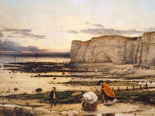Pegwell Bay, Kent - A Recollection of October 5th 1858 - by William Dyce.