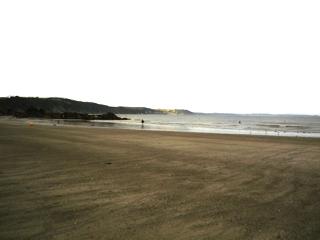 A deserted beach? Not!