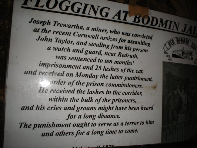 Joseph Trewartha, ancestor to the Ed, got a flogging.