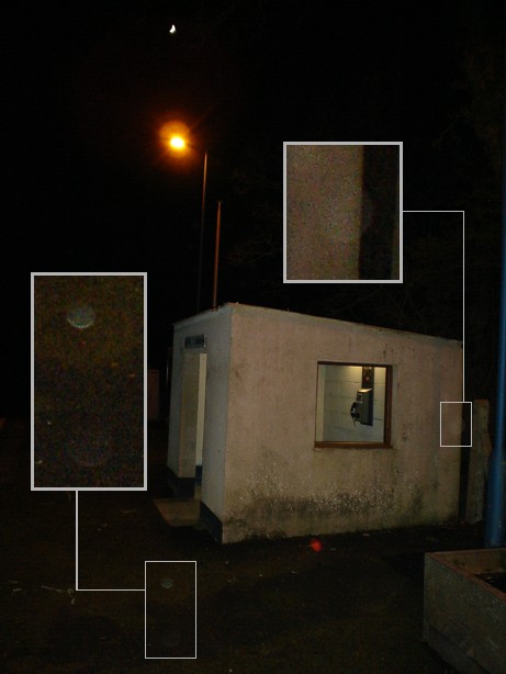 Orb activity near the shelter