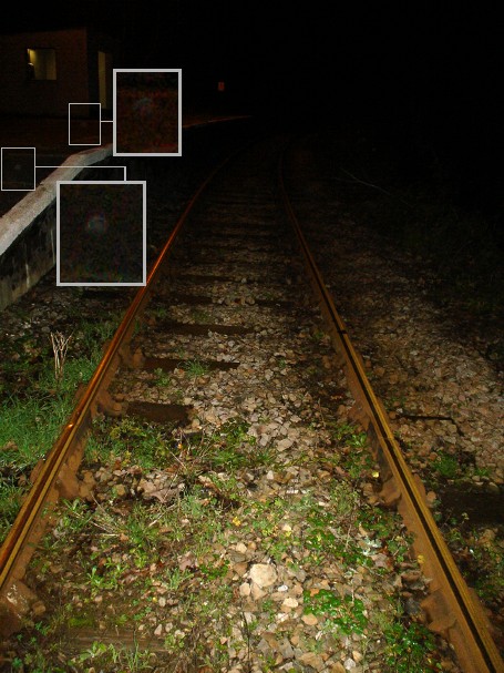 Orb activity near the shelter