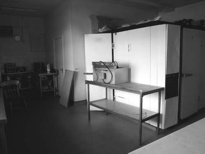 Hare & Crow: Kitchen prep area