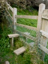 a sturdy stile allows access