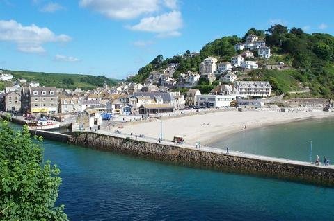 Looe Harbour, and seafront.
