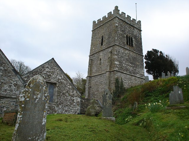 Talland Bay Church, overlooking the legendary smugglers harbour.